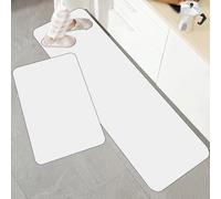 YongXinMY Quick-Drying Kitchen Rug Mat - Solid Color Diatom Mud Non-Slip Absorbent Runner Floor Mat,Wipeable Rubber Long Carpet for Hallway Bathroom Laundry Room Sink (#9,40x120cm)