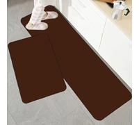 YongXinMY Quick-Drying Kitchen Rug Mat - Solid Color Diatom Mud Non-Slip Absorbent Runner Floor Mat,Wipeable Rubber Long Carpet for Hallway Bathroom Laundry Room Sink (#5,50x160cm)