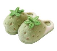 YongXinMY Strawberry Fruit Slippers for Women - Fuzzy Plush House Shoes