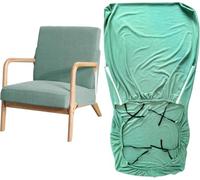 YongXinMY Stretch Arm Chair Covers - Mid-Century Modern Upholstered Protector Wooden Armchair Slipcover Elastic Furniture Protector for Living Room Hotel Reading Chair Single Sofa (#13)