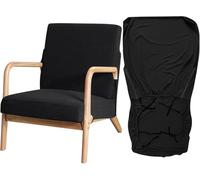 YongXinMY Stretch Arm Chair Covers - Mid-Century Modern Upholstered Protector Wooden Armchair Slipcover Elastic Furniture Protector for Living Room Hotel Reading Chair Single Sofa (#3)