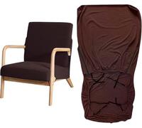 YongXinMY Stretch Arm Chair Covers - Mid-Century Modern Upholstered Protector Wooden Armchair Slipcover Elastic Furniture Protector for Living Room Hotel Reading Chair Single Sofa (#2)