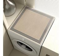 YongXinMY Washing Machine Dust Cover Pad - Modern Diatomite Dust-Proof Mat Non-Slip Waterproof Protector for Washer Dryer Fridge Microwave Bedside Table Laundry Room Kitchen Decor (#2,65x90cm)