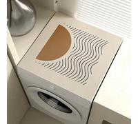 YongXinMY Washing Machine Dust Cover Pad - Modern Diatomite Dust-Proof Mat Non-Slip Waterproof Protector for Washer Dryer Fridge Microwave Bedside Table Laundry Room Kitchen Decor (#13,50x50cm)