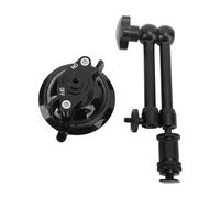 YONGZURA 11 Inch Suction Cup Bracket Universal Rotation Sturdy Durable Stylish Camera Suction Cup Mount for Action Camera DSLR Cameras