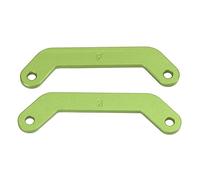 YONGZURA Aluminum Alloy Front Rear Bulkhead Tie Bar Durable Wear for 1/10 MAXX 2.0 RC Car Parts (Green)