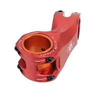 YONGZURA Bicycling Stem Riser 70mm | 35mm & 31.8mm Handlebar Compatible | Lightweight 163g Aluminum Alloy | - 17° Angle for Road/Mountain Riding | CNC Machined Non - Slip Design (Red)