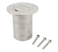 YONGZURA boat filler right angle clamshell 316 stainless steel hardware keyless deck filler 50mm 2 inch for marine yacht dock water storage barrels (Diesel (diesel))