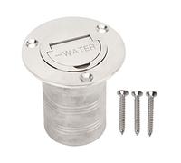 YONGZURA boat filler right angle clamshell 316 stainless steel hardware keyless deck filler 50mm 2 inch for marine yacht dock water storage barrels (WATER (water))