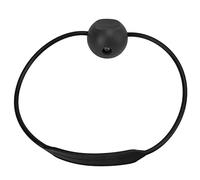 YONGZURA diving scuba tank banger alert ball underwater signal device loud noise maker for scuba divers silicone pa66 material lightweight diving accessories (Black strap + black ball)