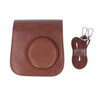YONGZURA Instant Camera Protective Case Retro Rain Proof PU Leather Bag for Mini SE 7 Plus (Marrón)