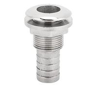 YONGZURA Marine Thru Hull Fitting Connector | Stainless Steel Hose Tail Barb for Boats/Yachts/Sailboats | Marine - Grade Marine Hardware | Easy Installation (3/4")