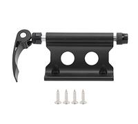 YONGZURA Ride Mount Quick Release | Aluminum Alloy Luggage Holder Rack | Front Wheel Bracket for Trailers/Cars/Indoor Storage | 4 Screws Included (Black)