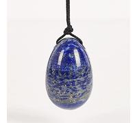 Yoni Egg for Kegel Exercise Drilled Jade Egg Natural Lapis Lazuli Yoni Egg Crystal Sphere for Kegel Exercise Pelvic Floor