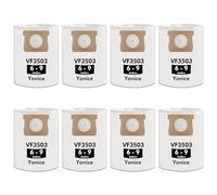 Yonice 8 Pack VF3503 Vacuum Bags Compatible with Ridgid 6-9 Gallons Wet/Dry Vacuums, Disposable Dust Collection Bags Size B