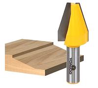 Yonico 12144 Bevel Vertical Raised Panel Router Bit 1/2-Inch Shank