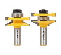 Yonico 12236 Large Ogee 2 Bit Rail and Stile Router Bit Set 1/2-Inch Shank