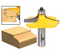 Yonico 13140 2-1/4-Inch Diameter Thumbnail Table Edge Thumbnail Router Bit 1/2-Inch Shank