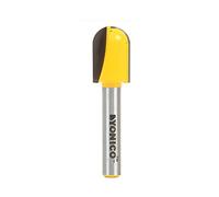 Yonico 14166q - Core Box Router Bit, Radius: 1/4", Diameter: 1/2", Cutting Height: 1" - 1/4" Shank