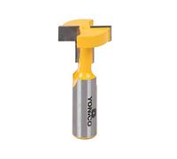 Yonico 14188 - T Slot Router Bit, Width: 1-1/16", Height: 5/16" - 1/2" Shank