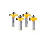 Yonico 14482 4 Bit Slot Cutter Router Bit Set 1/2 Inch Shank