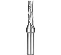 Yonico Downcut Router Bits Spiral 2 Flute Solid Carbide CNC End Mill 3/8-Inch Diameter 1/2-Inch Shank 32252