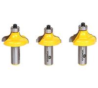 Yonico Edge Forming Router Bits Set 3 Bit 1/2-Inch 1/2-Inch Shank 13325