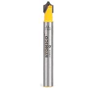 YONICO Groove Point Cutting Roundover Router Bit 3/32-Inch Radius 1/4-Inch Shank 13071q