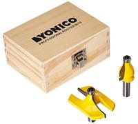 Yonico Handrail Molding Router Bits Set Lrg Thumbnail & Beaded 1/2-Inch Shank 18223