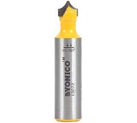 YONICO Router Bits Groove Point Cutting Roundover 5/32-Inch Radius 1/2-Inch Shank 13072