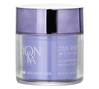 Time Resist Jour Yonka 50ml | Anti-Ageing Face Day Cream with Youth Activating Complex and Hyaluronic Acid, Reduce Wrinkles and Lines | 96% Natural Origin