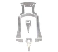 YONMFRDS For Arrma For Felony For Infraction For Limitless 1/7 RC Car Metal For Chassis Armor Protection Skid Plate Front Bumper Upgrade Parts RC Car Parts(Chassis Armor)