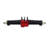 YONMFRDS For TRX4-M For Defender For Bronco 1/18 RC Crawler Car Upgrade Parts CNC Aluminum Front Rear Complete Axle Set RC Car Front Rear Axle(Red,Rear Axle)