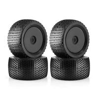 YONMFRDS RC Beadlock Tires For Arrma For Kraton For Typhon 6S 3S For Talion For Buggy For Racing 1/8 Truck Tires OD 5.51" Wheels 17mm Hex Car RC Off Road(Black)