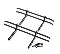 YONMFRDS Rc Bumper Models For Trx-4 For Trx4 For Axial For Scx10 1/10 Metal Front And Rear Bumper RC Crawler Car Upgrade Parts Accessories(Black)