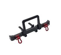YONMFRDS Rc Bumpers For HuangBo For Toys ZP1001 ZP1002 ZP1003 ZP1004 1/10 RC Car Metal Upgrade Modified Bumper Parts Repair Replacement(Black)