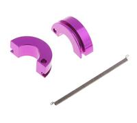 YONMFRDS RC Car DIY Parts For HSP For Nitro 4WD 1/10 1 Set 102273 02048 Aluminum Clutch Shoe Engine RC Car Tracked Vehicles Parts Accessories Replacement Repair(Purple)