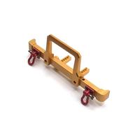 YONMFRDS RC Car DIY Parts For HuangBo ZP1001 ZP1002 ZP1003 ZP1004 1/10 Metal Bumper RC Car Tracked Vehicles Parts And Accessories Upgrades Replacement ANd Use(Yellow)