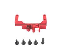 YONMFRDS RC Car DIY Parts For Hyper GO For MJX H12Y Metal For Seat Front Axle Servo Motor Fixing RC Crawler Car Tracked Vehicles Accessories Replacements(Red)