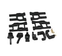 YONMFRDS RC Car DIY Parts For LC PTG-2 Ptg-2r PTG-2R 1/10 Metal For Swing Arm Steering Cup C For Seat Rear Wheel RC Car For Racing Accessories Upgrades And Replacements(Black)