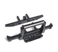 YONMFRDS RC Car DIY Parts For TRX-4 For Defender 1/10 Aluminum Bull Bar Front Rear Bumper With Winch Tow Hook Mount RC Crawler Accessories Upgrade Replacement Repair