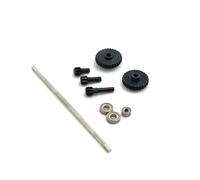YONMFRDS RC Car DIY Parts For Wltoys 284161 284010 284131 K969 K989 P929 1/28 Steel Metal Driving Gear Reduction Central Drive Shaft RC Car Parts Upgrade Replacements