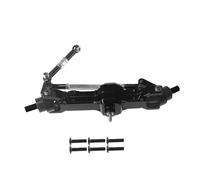 YONMFRDS RC Car DIY Parts For WPL C14 C24 For Feiyu For JJRC 1/16 Metal Front Axle Assembly Remote Control Car Parts And Accessories Upgrades Replacements Use(Black)