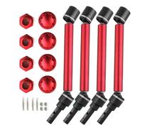 YONMFRDS RC Car Drive Shafts Compatible With Traxxas For MAXX V2 89076-4 For WideMaxx 1/10 RC Car Upgrade Parts 4pcs Drive Shaft CVD With Connectors Hex