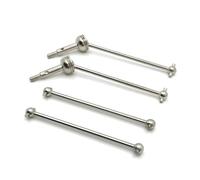 YONMFRDS RC Car Drive Shafts Compatible With WLtoys RC Car Upgrade Modification Replacement Accessories Parts Metal Front And Rear Dog Bone CVD