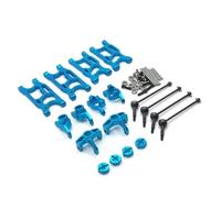 YONMFRDS Rc Car Steering Cup For LC For WLtoys 144001 1/14 124017-16-18-19 1/12 8pcs For Swing Arm Steering Cup CVD Etc RC For Racing Car Upgrade Spare Parts(Blue)