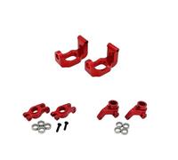 YONMFRDS Rc Car Steering Cup For MJX 10303 10304 1/10 Metal Front And Rear Control Arm Steering C For Seat Cup RC Car Upgrade Parts Accessories(Red 5)