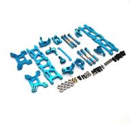 YONMFRDS Rc Car Steering Cup For Rlaarlo AM-X12 1/14 14015 14005E 1/12 Metal For Swing Arm Steering Cup 8-piece Set Rc Cra Parts And Accessories Upgrade Replacement Use(Blue)