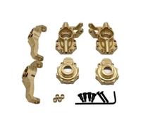 YONMFRDS Rc Car Steering Cup For Traxxas For TRX4 For TRX6 1/10 R1001 R1002 R1003 Metal Brass Front Axle Cup C For Seat Car 4WD Parts And Accessories Upgrade Replacement Use
