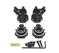 YONMFRDS Rc Car Steering Cup For WLtoys 104006 104010 104020 104026 1/10 Metal Front Axle Steering Cup Kit RC Car Upgrade OP Accessories Parts(Black)